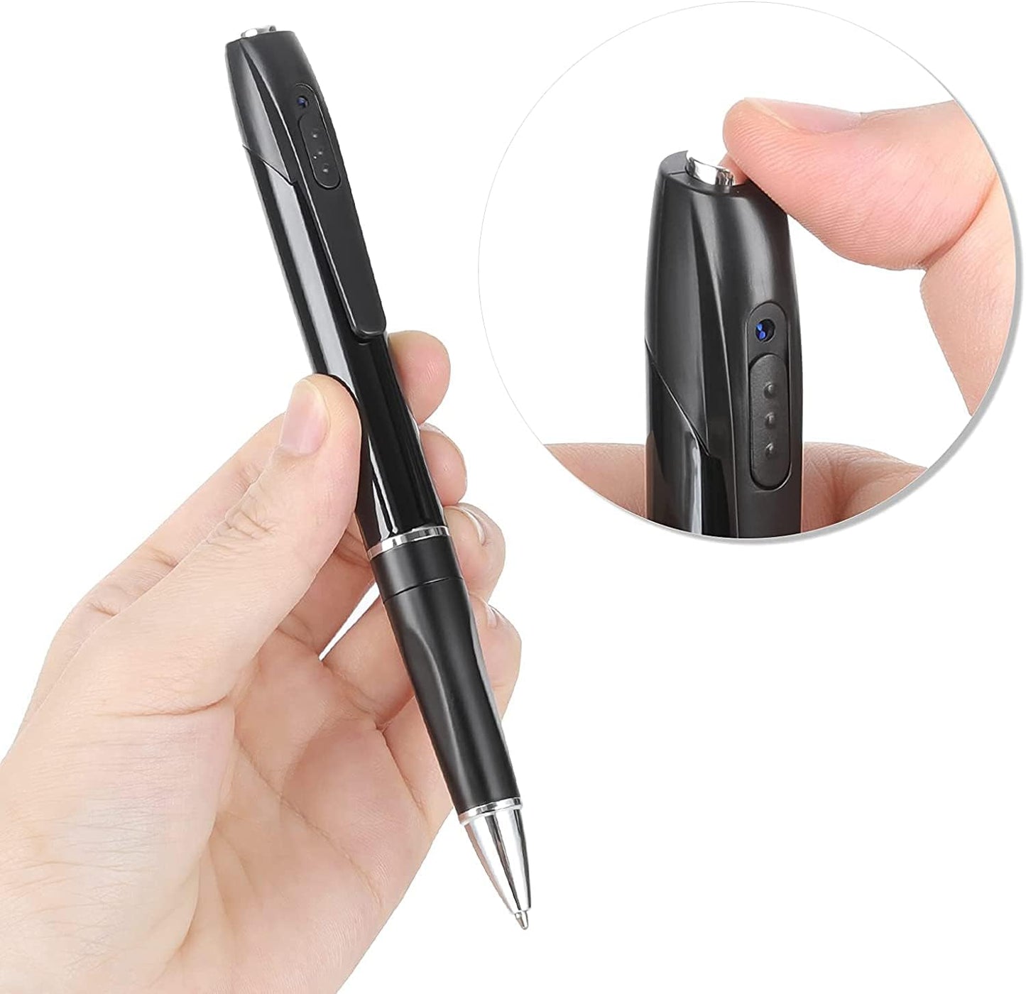 Spy Camera Pen, Spy Camera Full HD 1080P Mini Spy Pen Camera Camcorder Video Recording, Nanny Cam Spy Camera, Small Spy Camera 1080p Video Recorder for Business Meeting