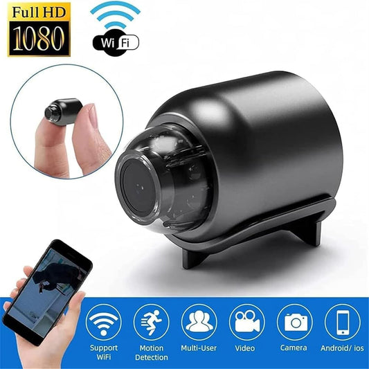 X5 Mini Camera Lightweight Portable Clear Camera Mini Cam Video Full HD 1080P For Riding Hiking Walking Pets Home Outdoor Security Guard