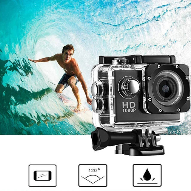 Original Ultra HD 4K Action Camera 1080P WIFI 2.0-inch Screen 170D Waterproof Diving 4K Sports Camera Multi-functional Gro pro