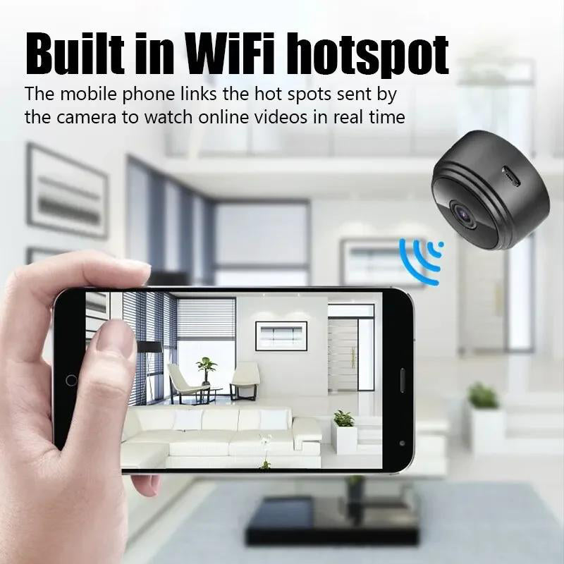 A9 WiFi Mini Camera Wireless Video Recorder Voice Recorder Security Monitoring Camera Smart Home For Infants