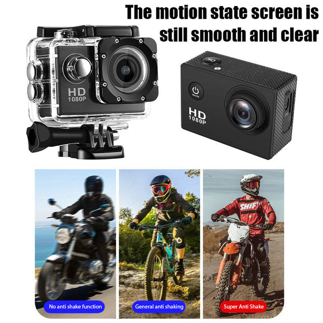 Original Ultra HD 4K Action Camera 1080P WIFI 2.0-inch Screen 170D Waterproof Diving 4K Sports Camera Multi-functional Gro pro