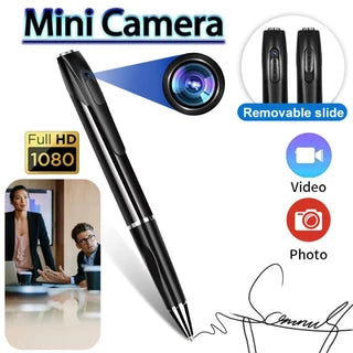 Spy Camera Pen, Spy Camera Full HD 1080P Mini Spy Pen Camera Camcorder Video Recording, Nanny Cam Spy Camera, Small Spy Camera 1080p Video Recorder for Business Meeting